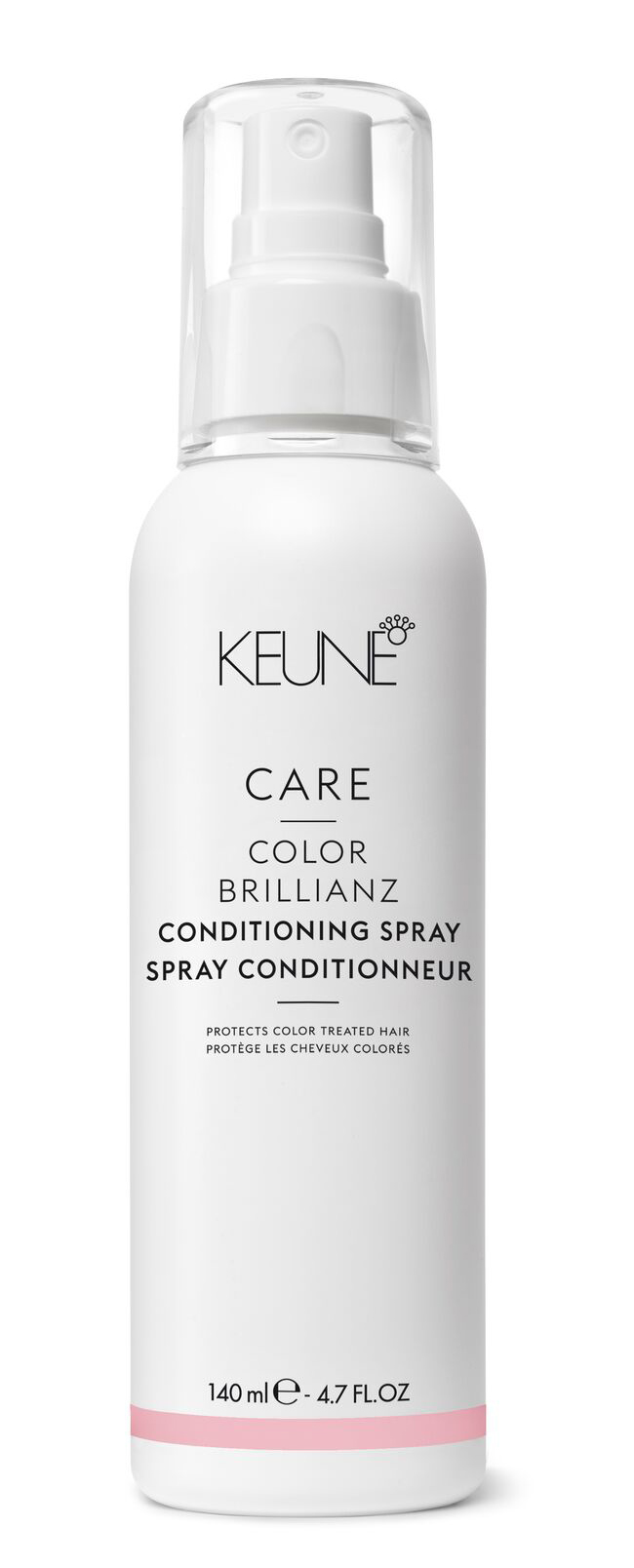 Discover CARE COLOR BRILLIANZ CONDITIONG SPRAY. This leave-in conditioner spray is tailored for colored hair. Maximum color protection against harmful UVA and UVB rays. On keune.ch.