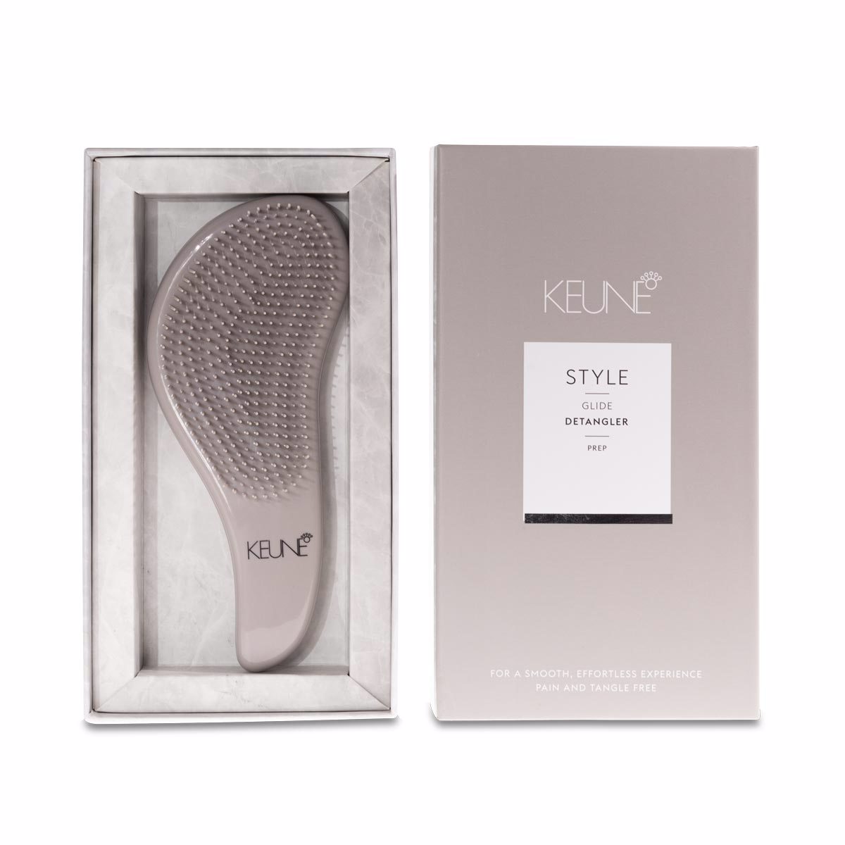 Discover the KEUNE PADDLE BRUSH on keune.ch - the professional hairbrush for a smooth and effortless combing.  Pain-free and tangle-free.