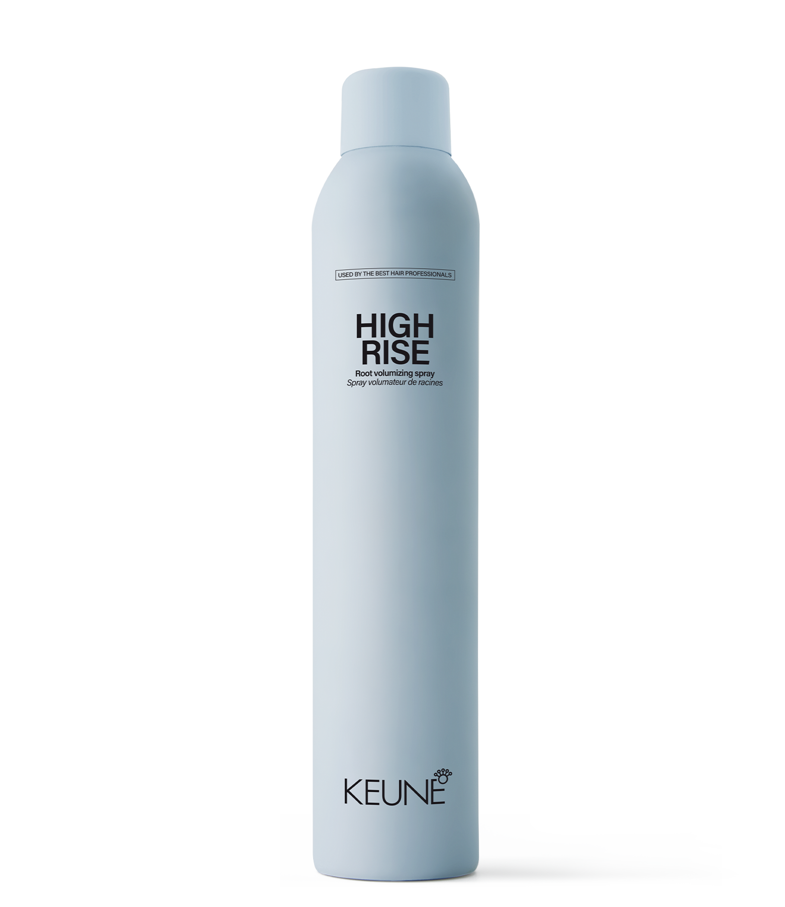 Erlebe Keune High Rise: Ansatzvolumenspray für voluminöses Haar. Ideal für dünnes Haar. Sorgt den ganzen Tag für Volumen und griffige Fülle.