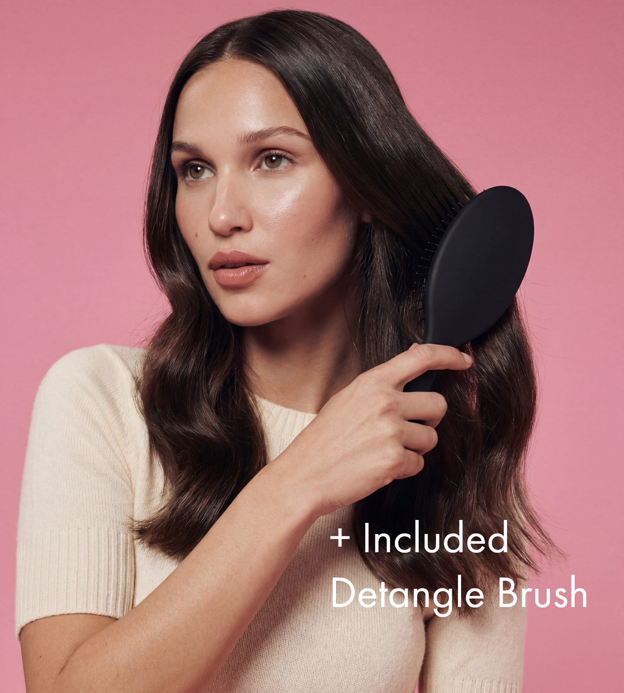 Keune Frizz-Free Pro Set with detangler brush for smooth, silky hair.